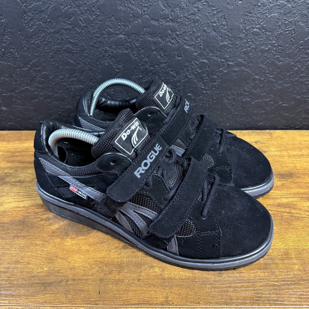Do-Win Rogue Black Suede Weightlifting Shoes Mens Size 8
